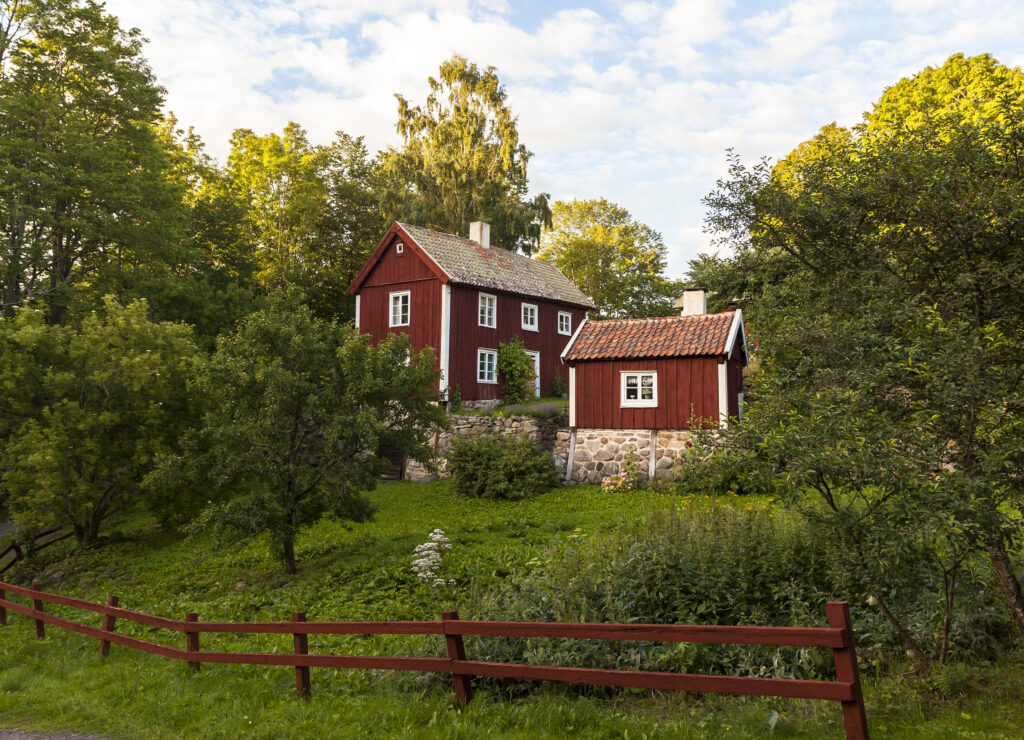 Rött hus i Röttle