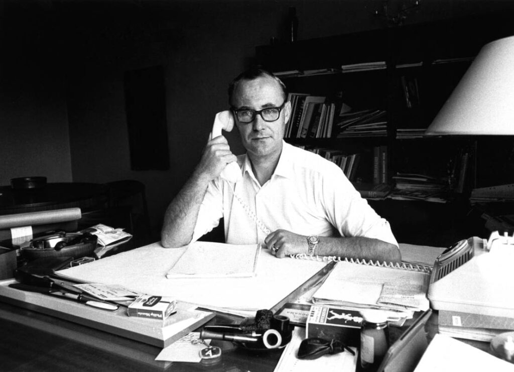 Ingvar Kamprad in seinem Büro.